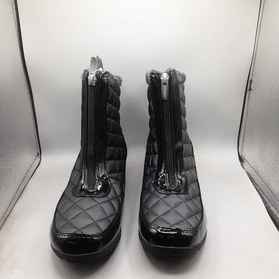 Botas Khombu Megan para mujer 9M negras cuña E123 Foto 2 de 4