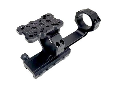 30mm Scope Integrated Cantilever Mount with Top and Side Mini MicroRed Dot Plate