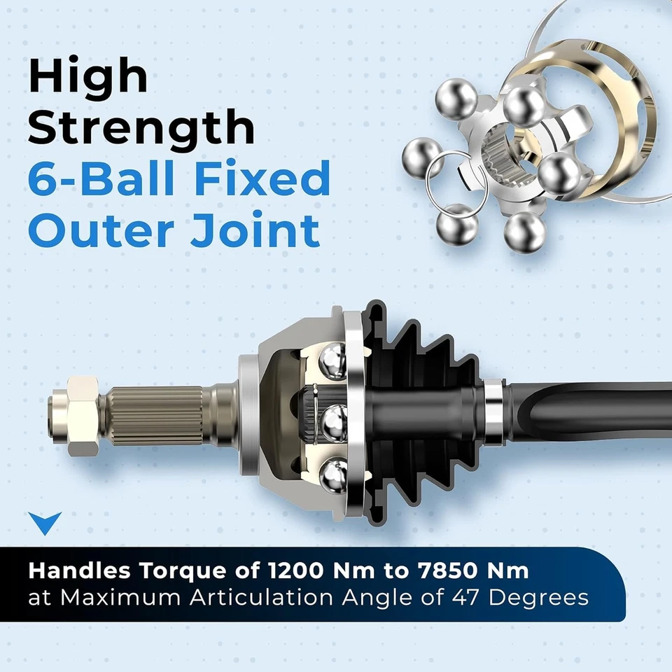 Conjunto de eje CV delantero izquierdo para Nissan Sentra Rogue Altima 2007-2013 Foto 4 de 4