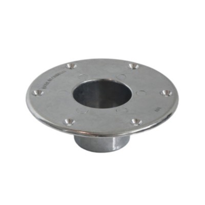 American Motorhome RV 5th Wheel Hengs Alluminium Round Table Leg base Recessed