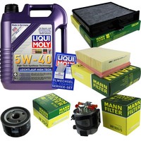 Inspektionskit Filter Liqui Moly ÖL 5L 5W-40 FüR Renault ScéNic Ii JM0/1_ 1.5