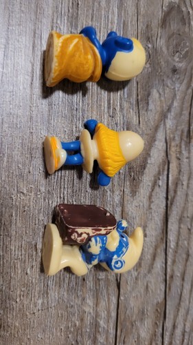 Ü-Ei Olympiade der Schlümpfe 1983 - Schlumpfine Sackhüpfen Schokokuss - Bild 3 von 5