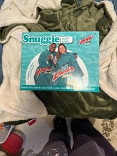 Snuggie Mountain Dew Baja Blast Wearable Fleece Blanket with Sleeves