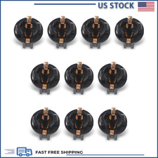 10 Pcs T10 Twist Lock Socket Dash Light Bulbs Base