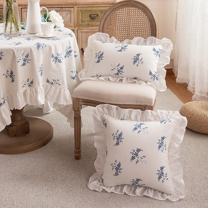 Vintage/Retro 100% Cotton Cushion Covers Decorative Cushions for