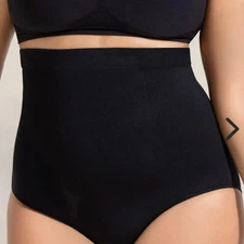 Shapermint Women's Size M/L Black All Day High Waisted Shaper Bottoms Shapewear
