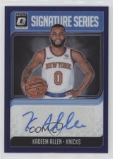 2018-19 Panini Donruss Optic Signature Series Purple Prizm Kadeem Allen Auto fm0