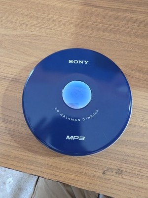 Vintage Sony Walkman D-NE005 Blue Portable MP3/CD Player