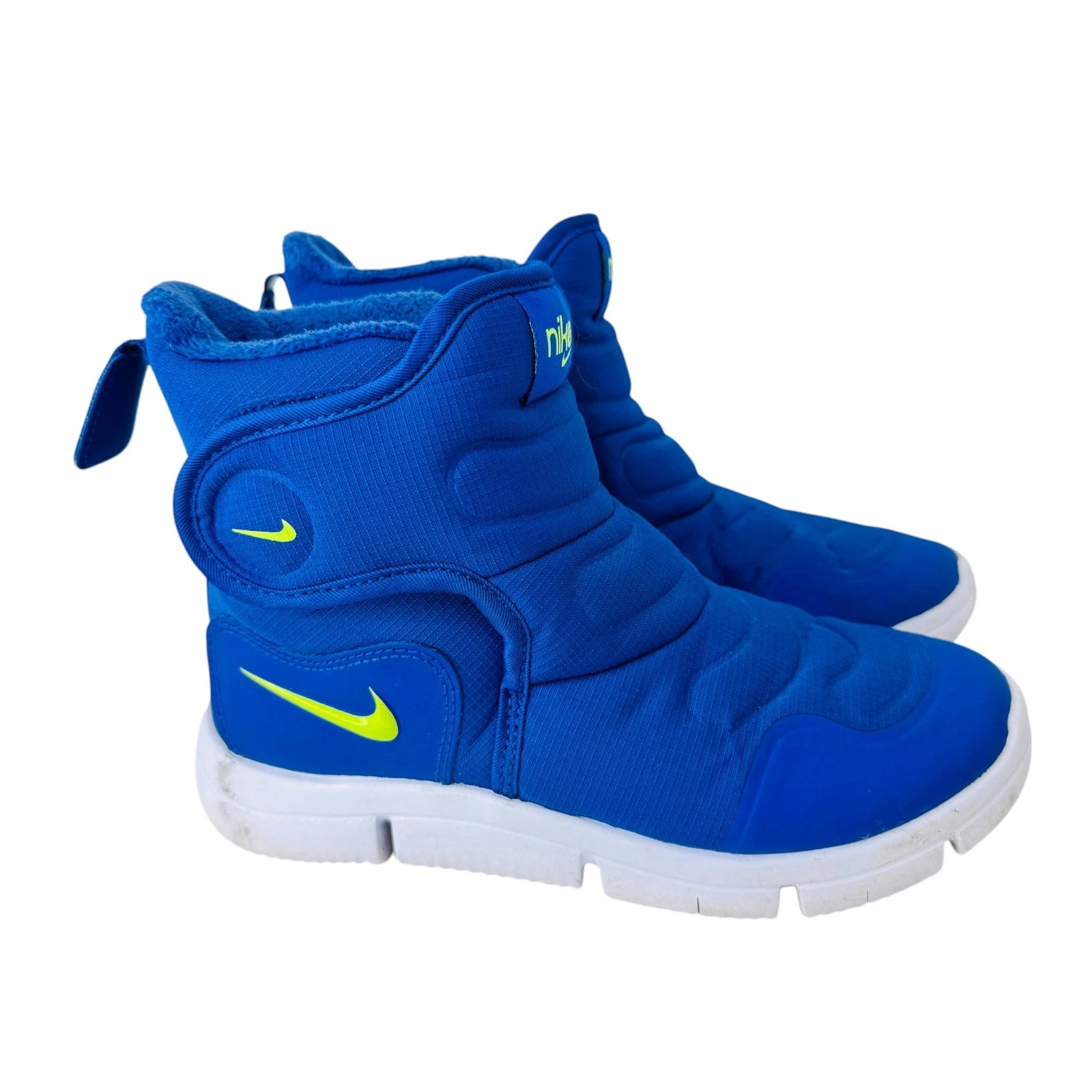 Nike Novice Boot TD Kids US 1Y blu bianco idrorepellente gancio e passante AV8339 401