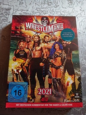 WWE Wrestlemania 2021 DVD , Wrestling 4 Disc Set Neu Und Ovp 