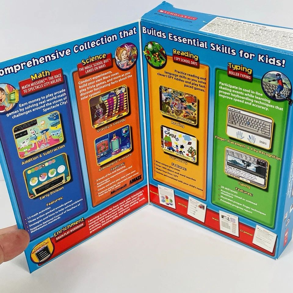 Scholastic Brain Play 1st Grade 3rd edition PC CD-ROM Software Children's Game - Image 4 of 4