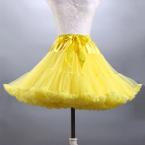 2025 Frauen Vintage Petticoat Crinoline Unterrock Rockabilly Swing Tutu Rock - Bild 9 von 39