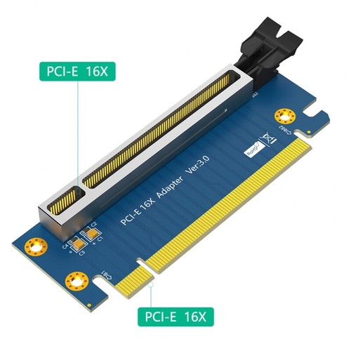 Pcie 16X 90 Degree Risers Card Steering Card PCIE Adapter Card Slot Transmission - Afbeelding 5 van 8