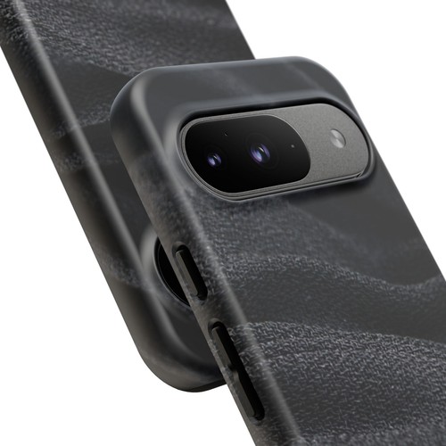 Black Pleated Fabric-look Tough Phone Case - iphone, Samsung galaxy, Goog Pixel - Picture 98 of 235