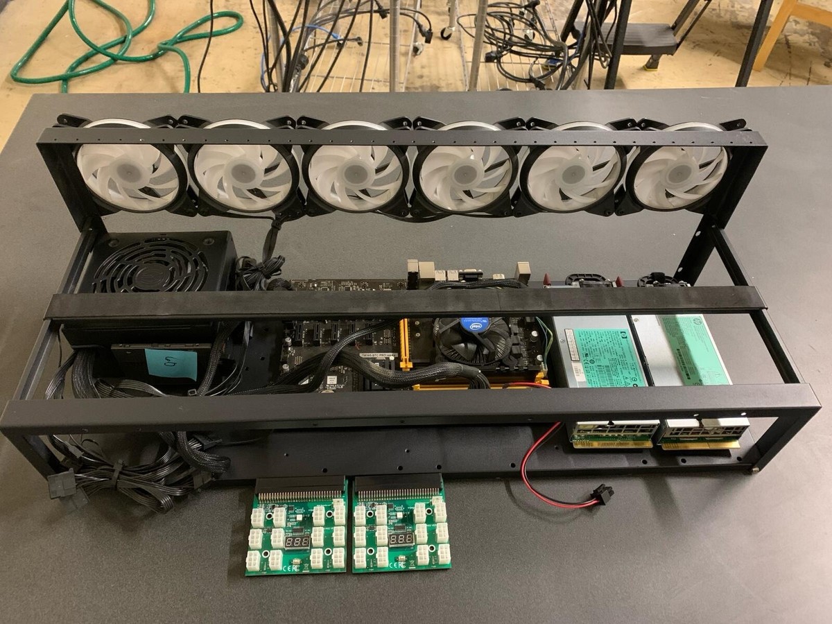 Lga 1151 Gpu Biostar Btc+ Crypto Mining Rig, 12 GPU Slot, TB 360-BTC Pro,  Complete
