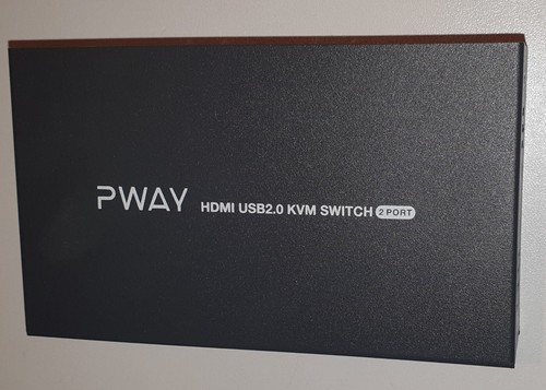 PWAY HDMI KVM Switch 2 Port Dual Monitor-Unterstützung 4K bei 30 Hz - Bild 2 von 3