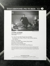 A CIVIL ACTION 1998 Movie Press Kit JOHN TRAVOLTA WILLIAM H MACY TONY SHALHOUB