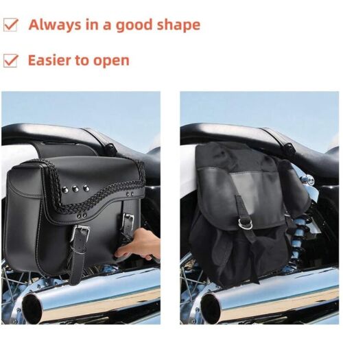 PU Side Saddle Bags Luggage For Honda Shadow VT/XVS 400/600/750/1100/1300  Magna
