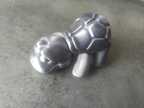 Support Téléphone Tortue Articulée argentée - Photo 6/8