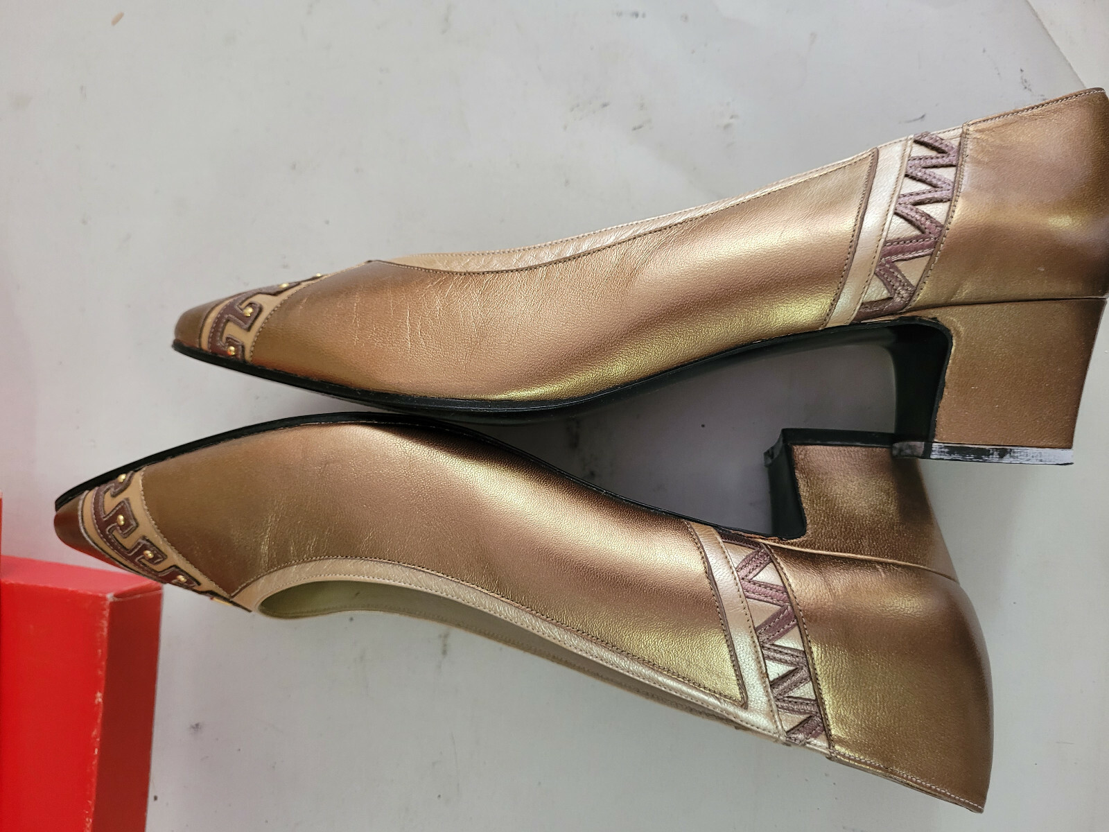 Vintage Womens Size 9.5 Margaret J. Dress Shoes Fancy Classic Retro eBay