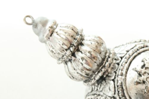 Silberner Zapfen Christbaumschmuck Baumschmuck Weihnachten Kugel Kugelzapfen - Bild 2 von 7