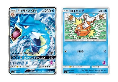 Pokemon Card Promo 015051 Gyarados Gx Evolution Set Family