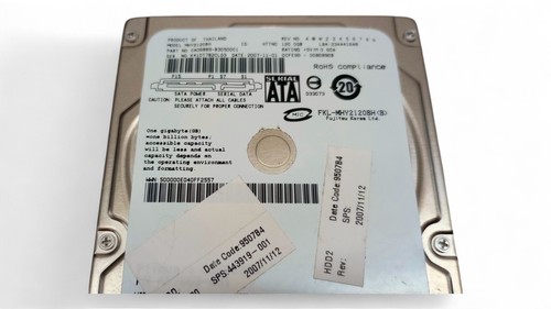 FUJITSU MHY2120BH CA06889-B30500C1 - 2.5" 120GB SATA Hard Drive - Picture 3 of 5