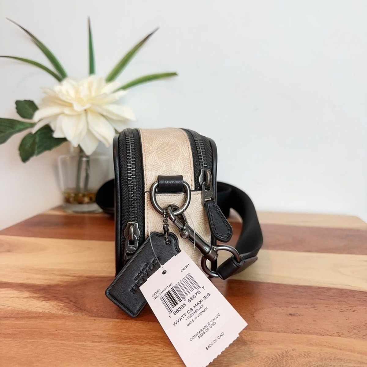 NWT Coach Wyatt Crossbody Bag In Blocked Signature Canvas | eBay