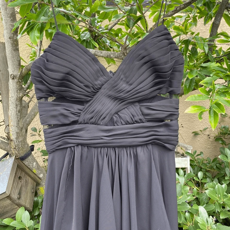 Arden B черный высоты низкого шифоновое платье. Размер XS. Б/у в отличном состоянии! - Изображение 3 из 4