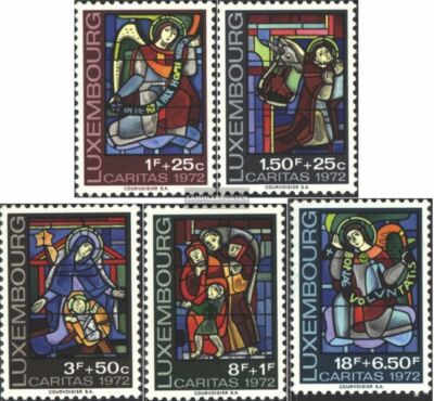 Luxemburg Briefmarken Jahrgang 1972 Komplett – 841-857 Postfrisch MNH, Europa, Bauten, Caritas