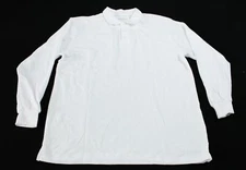 Galaxy By Harvic Men's L/S Crew Neck Basic Henley T-Shirt EJ2 White Size XL NWT 