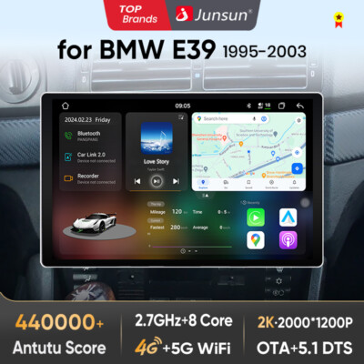 Für BMW 5er E39 7er E38 X5 E53 Carplay Android13 Autoradio GPS NAVI BT WIFI DAB+