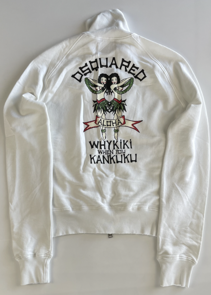 DSQUARED2 DEADSTOCK Whykiki When You Kankuku Aloha Jacke DSQUARED2 DEADSTOCK Whykiki When You Kankuku Aloha Jacke