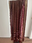New Heirloom Burgundy Gold Indian Wedding Bandhani Wrap Stole Silk Dupatta Scarf — photo 6