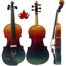 Beautiful 5 string violin,Colorful Solid electric/acoustic 5 strings violin 4/4