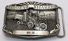 1986 Massey Harris MH 26 Combine Belt Buckle 741 of 5000 Iowa Premium  Specialt