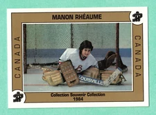 (1) MANON RHEAUME 1993 PEE WEE TOURNAMENT PROMOTION  NM+  CARD (I7325)