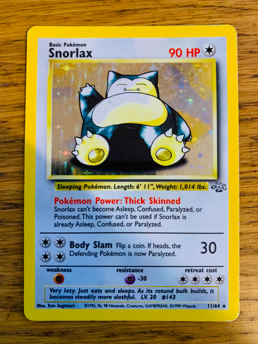 Snorlax (11/64) Holo Jungle Set Pokemon Card! FAST & FREE P&P! - Picture 53 of 78