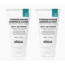 Silisca tIitanium dioxide sunshield 80ml classic and light