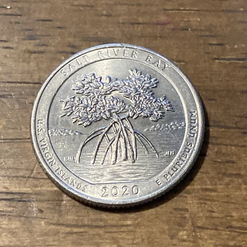 2020-D America the Beautiful Quarters Salt River Bay — photo from the most recent tracked eBay sale