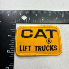 Vintage Oldie CAT CATERPILLAR LIFT TRUCKS Patch advertising 41MS