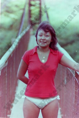 beautiful woman Pinup girl glamour candid  Vintage 35mm Negative V8r3