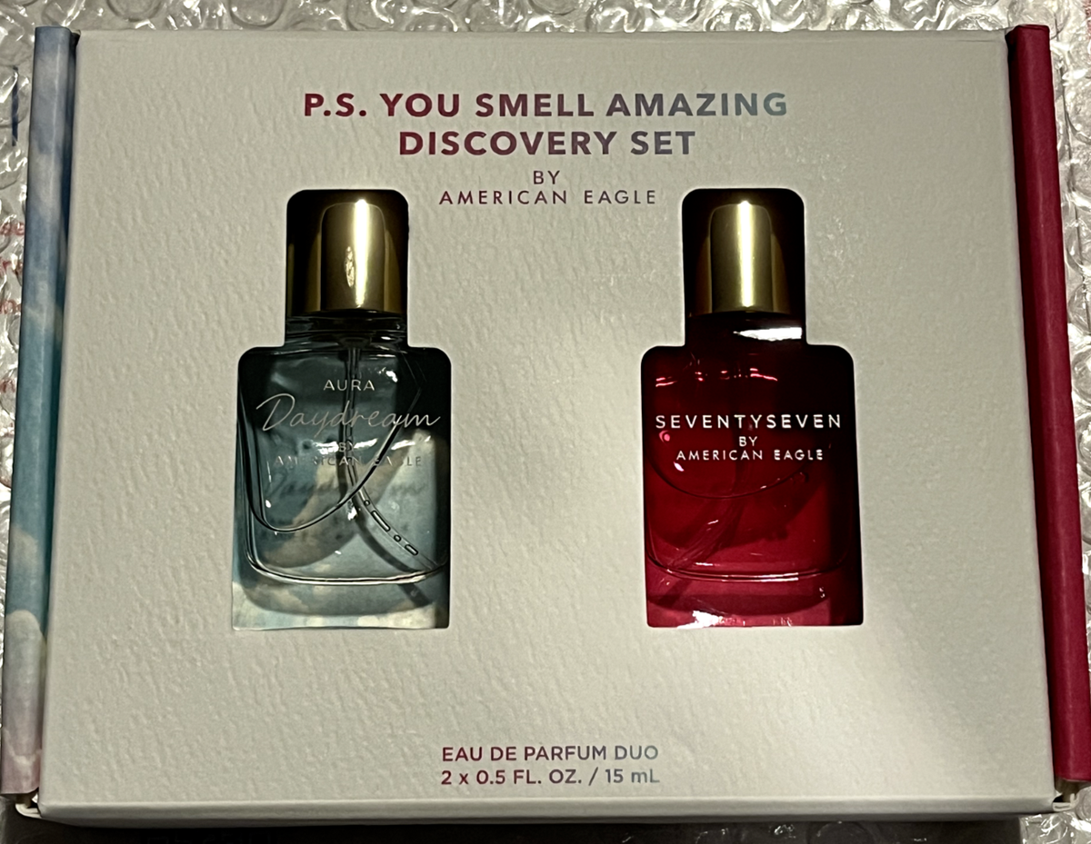 2個セットAmerican Eagle REAL 50mL リアル NIB American Eagle AEO SeventySeven & Daydream Gift Set 2x 0.5 FL