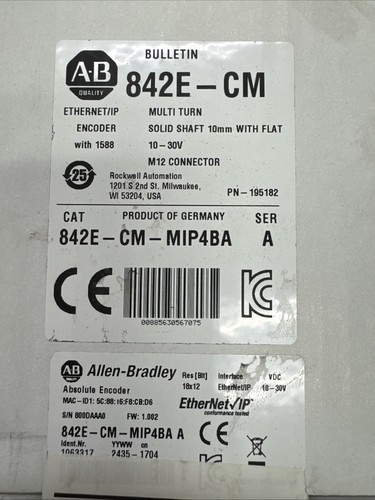 842E-CM-MIP4BA Motion Encoder Neu Original 842ECMMIP4BA Schneller Versand 1 Stück
