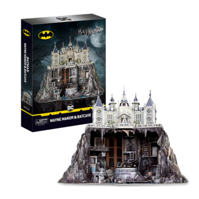 CubicFun Batman Wayne Manor＆Batcave 3D Puzzles Model Kids Toys Gift 187PCS