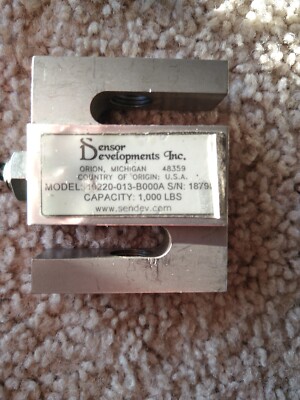 Sensor Developments 10220-013-B000A 1000lbs capcity load cell