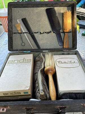 Vintage Andis & Electro Tool  Clippers With Accessories. Very Clean. W/key&Locks