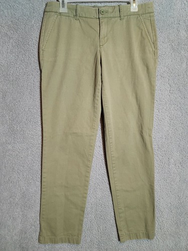 Womens J Crew Waverly Chino Pants Olive 