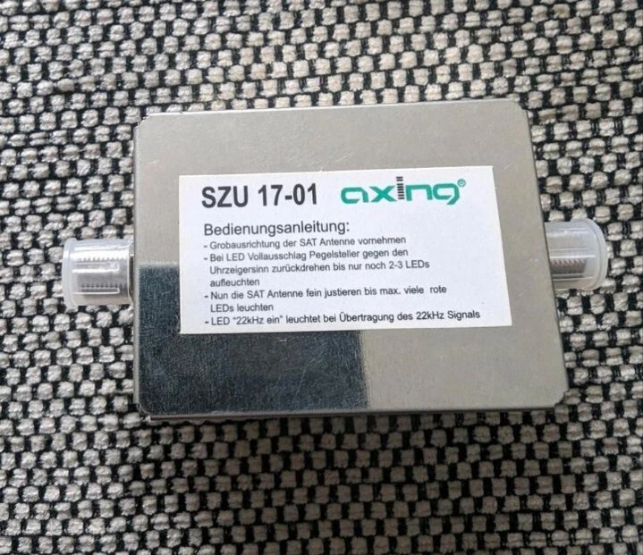 Axing SZU 17-01 Sat-Finder Satellitenfinder Digital Mit Tonsignal - Bild 2 von 4