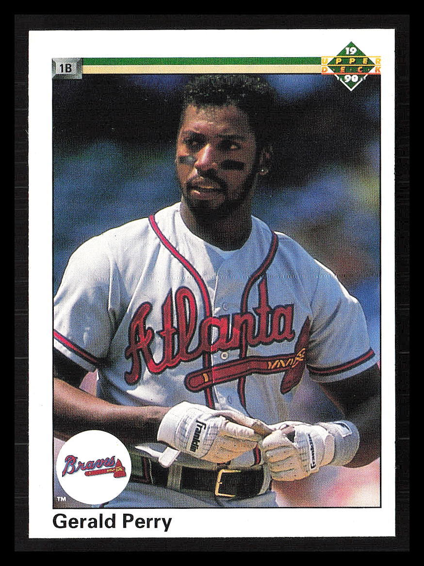 Gerald Perry 1990 Upper Deck #101b  Atlanta Braves